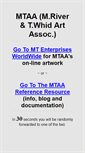 Mobile Screenshot of mtaa.net